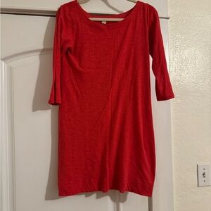 Casual Red Women's Dress